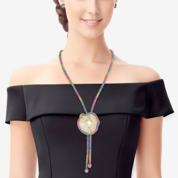 PREORDER Bolo Star Necklace in Roselune main image 0